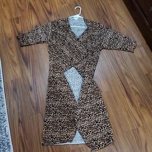 Lularoe Small Shirley Lepoard cheetah print NWT